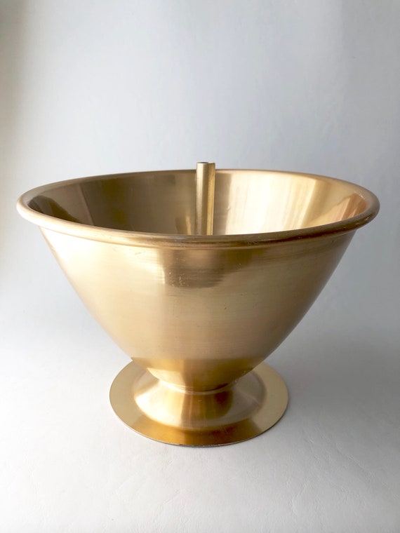 Vintage Wilton Gold Cone Cake Pan 1971 Etsy