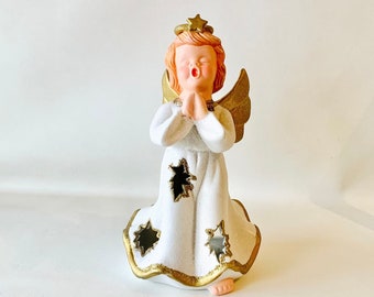 Ceramic Singing Angel Tea Lite Holder