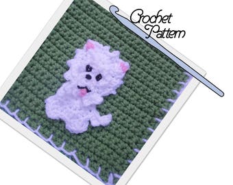 PATTERN: Westie Patch // Patchwork Puppy Project // Applique // Embellishment // DIY // Decoration // Personalize // West Highland White