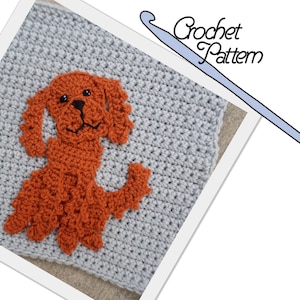 PATTERN: Irish Setter Patch // Patchwork Puppy Project // Applique // Dog // Embellishment // DIY // Decoration // Make and sew on