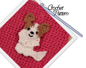 PATTERN:  Papillon // Patchwork Puppy Project // Applique // Dog // Embellishment // Decoration // Personalize // Make and sew on