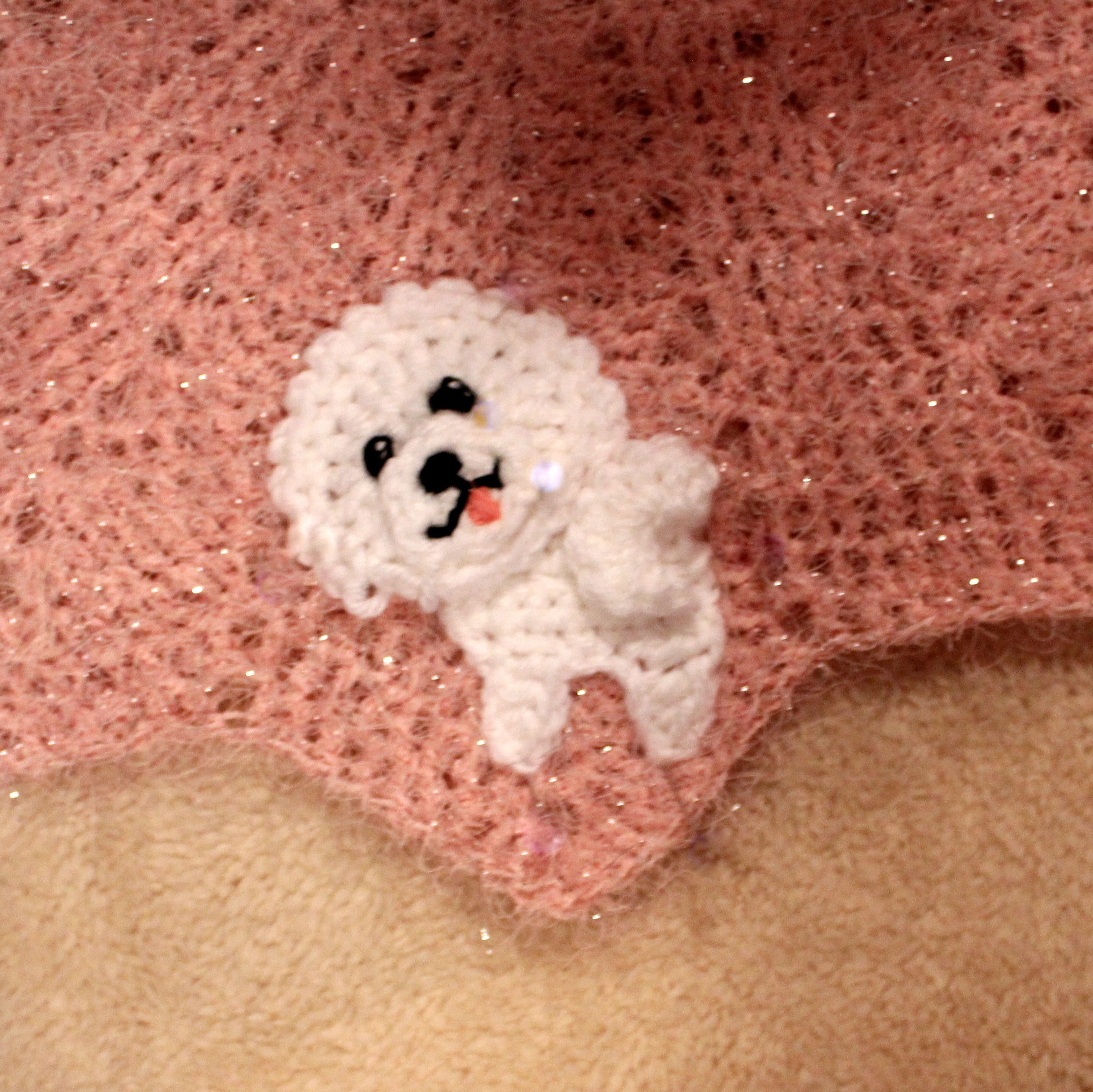 Bichon Frise Crochet Applique Pattern: Patchwork Puppy Project (PDF ...