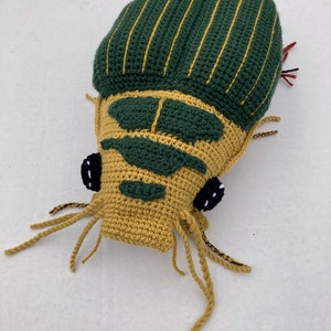 PATTERN: Great Diving Beetle Dytiscus marginalis Instant PDF download Crochet a Diving Beetle Stuffie for your favorite bug lover image 8