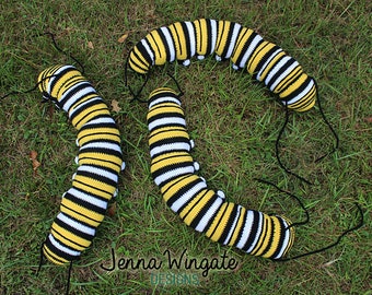 PATTERN: Monarch Butterfly Caterpillar Crochet Pattern // 2020 version // Instant PDF Download //DIY //Bug Lovers // Make your own // Insect