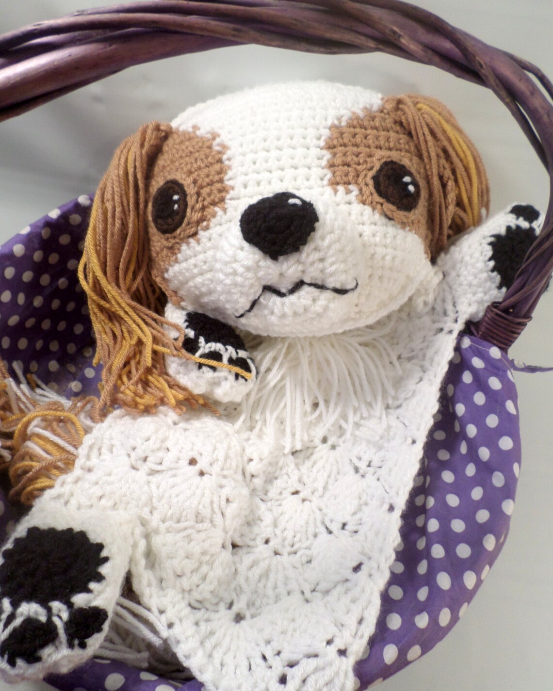 PATTERN Cavalier King Charles Spaniel Blankie Crochet Pattern Etsy