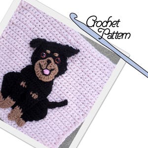 PATTERN: Rottweiler Patch // Patchwork Puppy Project // Applique // Dog // Embellishment // Decoration // Personalize // Make and sew on