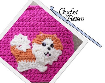 PATTERN: Pomeranian Patch // Patchwork Puppy Project // Applique // Dog // Embellishment // DIY // Decoration // Make and sew on