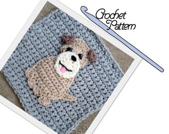 PATTERN: Soft Coated Wheaten Terrier Patch // Patchwork Puppy Project // Applique // Dog // Embellishment // Decoration // Make and sew on