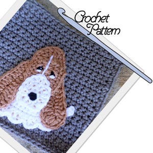 PATTERN: Basset Hound Patch // Patchwork Puppy Project // Applique // Embellishment // DIY // Decoration // Personalize // Make and sew on
