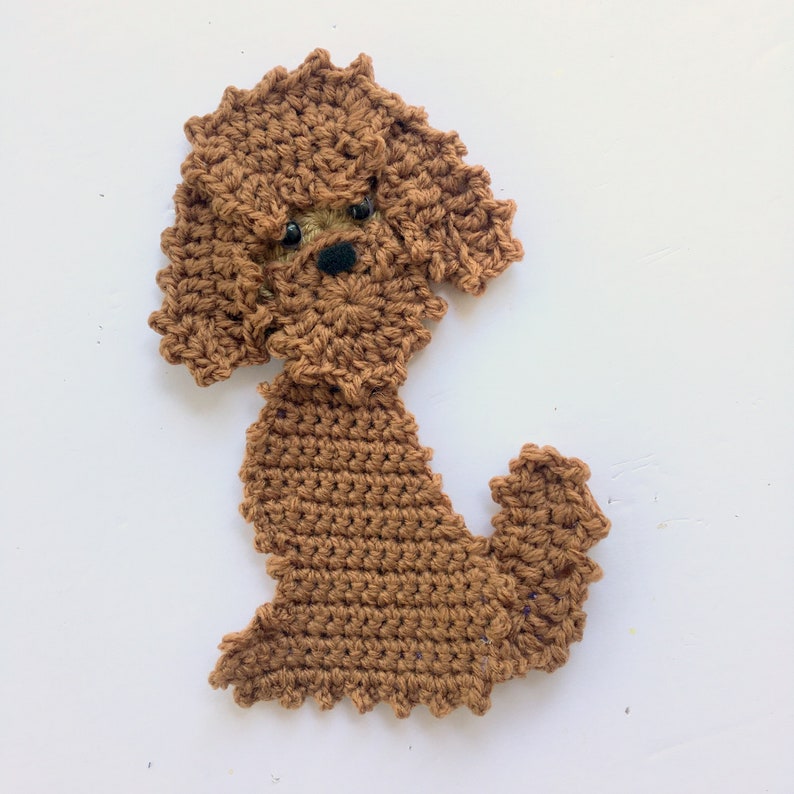 PATTERN: Labradoodle Patch // Patchwork Puppy Project // Applique // Embellishment // DIY // Decoration // Personalize // Make and sew on bild 3