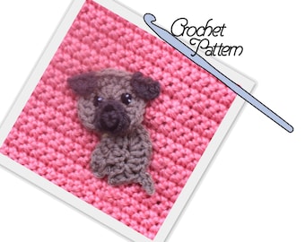 PATTERN: Border Terrier Patch // Patchwork Puppy Project // Applique // Dog // Embellishment // Decoration // Personalize // Make and sew on