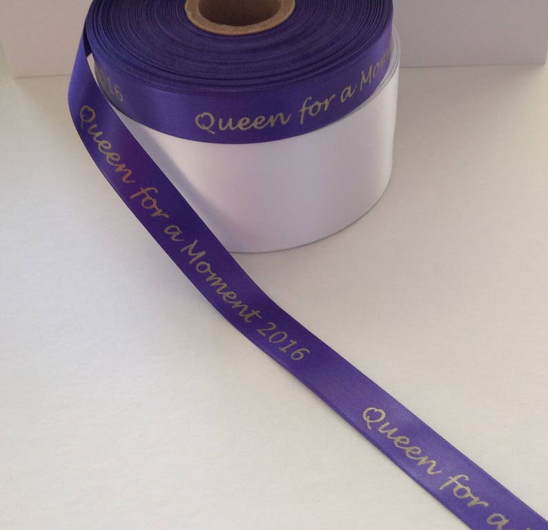 5/8 Custom Printed Satin Ribbon Printed By The Yard Etsy