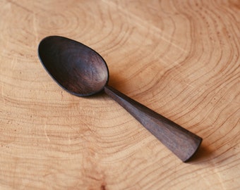 Hand Carved & Baked Beech Wood Spoon