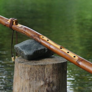 Eucalyptus Bass Branch Flute in Eb 432Hz