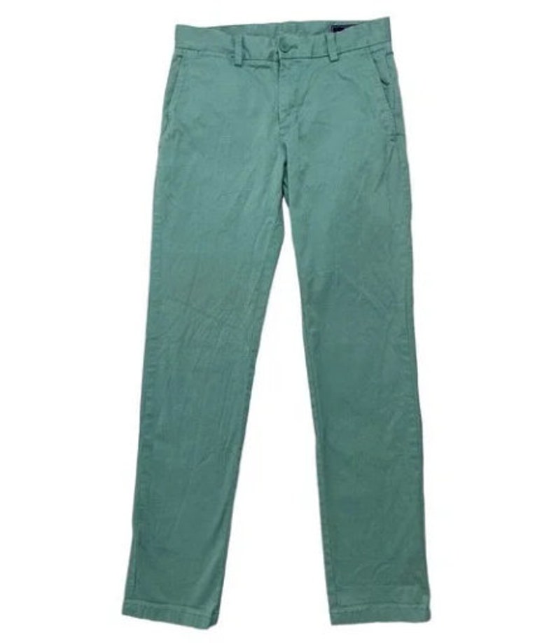VINEYARD VINES Pale Green Breaker Chino Pants Size 28x32 Mens Cotton 1P1290 image 1