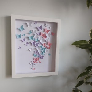 Pastel Butterfly Flying Design