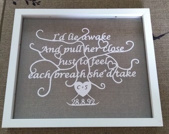 Song Lyric Paper Cutting Art Designs