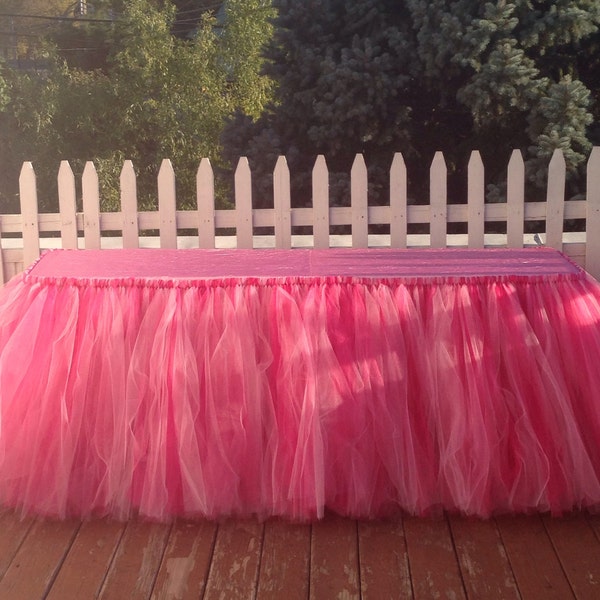 17 feet Tulle Tablecloth,tutu table skirts,tutu party