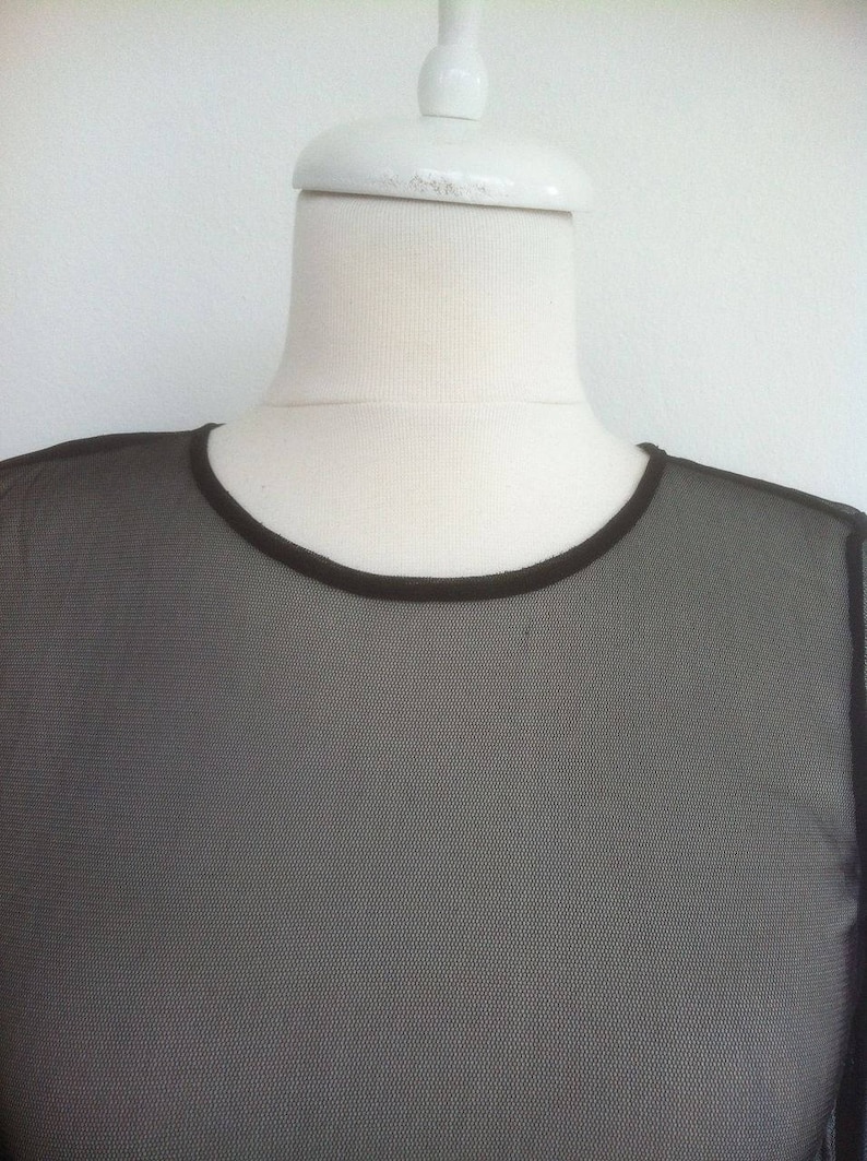 Ellipse Night Feathered Lace Top