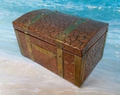 Early 20th Century Arts Crafts Style Copper and Brass Covered Tea Caddy - 1910 - Tea Caddy - Art Deco - Antique - Tea - English Tea