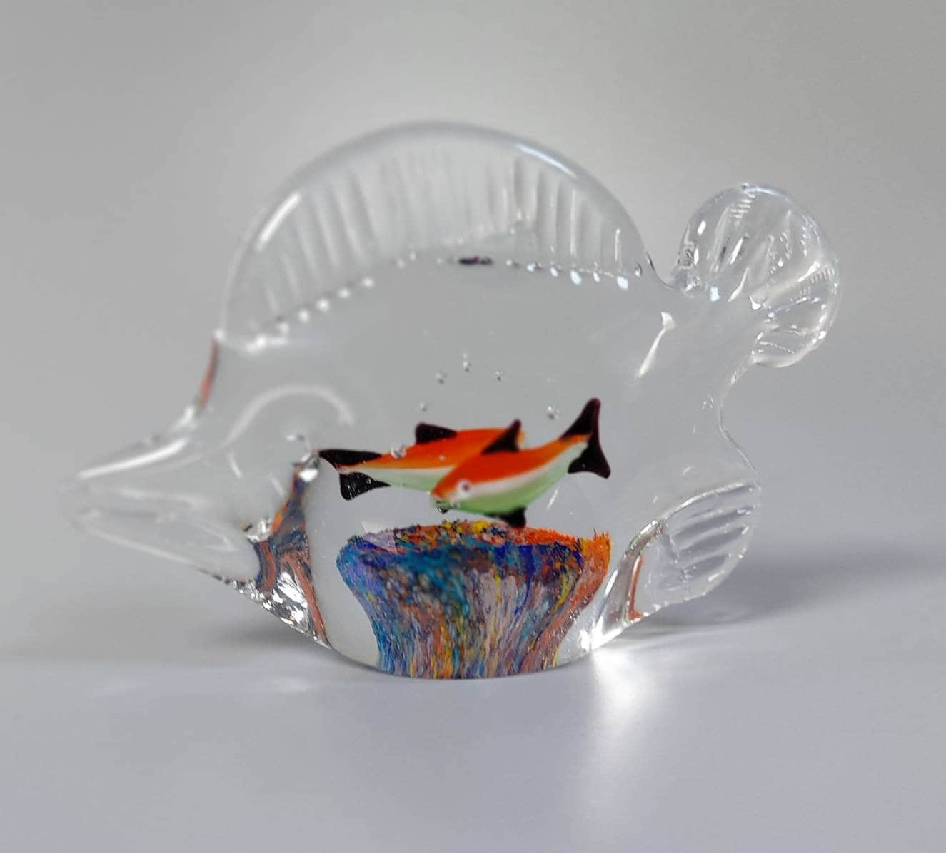 Murano Aquarium 1965 Italy Art Glass Fish Aquarium Etsy