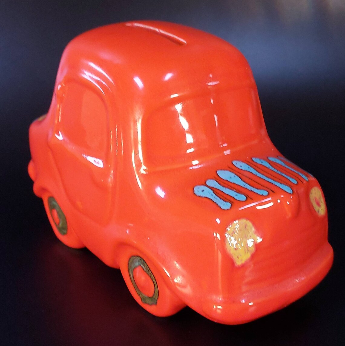 Funky Car Money Box 1970 Italy Piggy Bank By Bertoncello Etsy