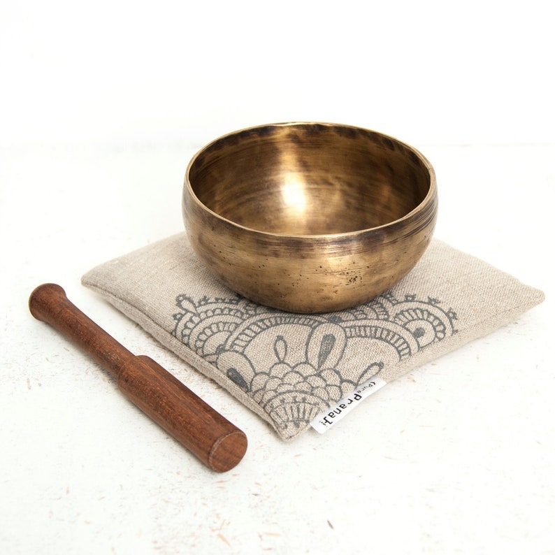 Singing bowl cushion for a singing bowl yoga cushion home Etsy