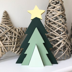 Wooden Stacking Christmas Trees - Christmas Decor - Christmas Trees - Wooden Decor - Shelf Decor - Christmas Ideas