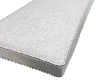 Custom order, seat cushion Toronto, custom seat cushions, foam insert with cover, cover with zipper, seat cushions with piping
