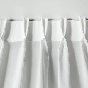Privacy Sheer curtains, Double Pleated Sheer Drapery “Kidman”, Window Treatment, Sheer Curtains, Custom Curtain, Custom Window treatment