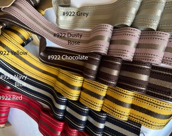 Striped Sewing Trim, Modern Tape for Roman Shades and Drapes