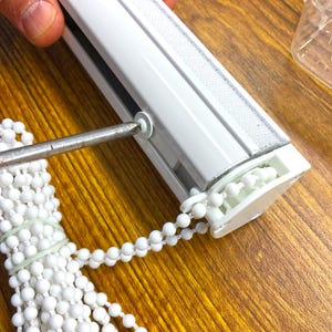Chain Roman Shade Mechanism Only | Roman Blind Hardware | Continuous Loop Chain System | DIY Roman Shade Supplies | Custom Width Track