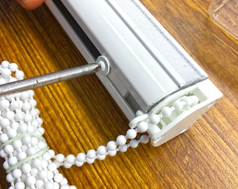 Chain Roman Shade Mechanism Only | Roman Blind Hardware | Continuous Loop Chain System | DIY Roman Shade Supplies | Custom Width Track
