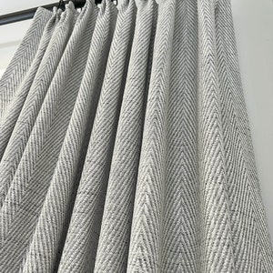Custom Linen drapery, Custom Curtains Corrie, French Pleat, Curtains with lining, Custom Window Treatments, Pleated Drapery
