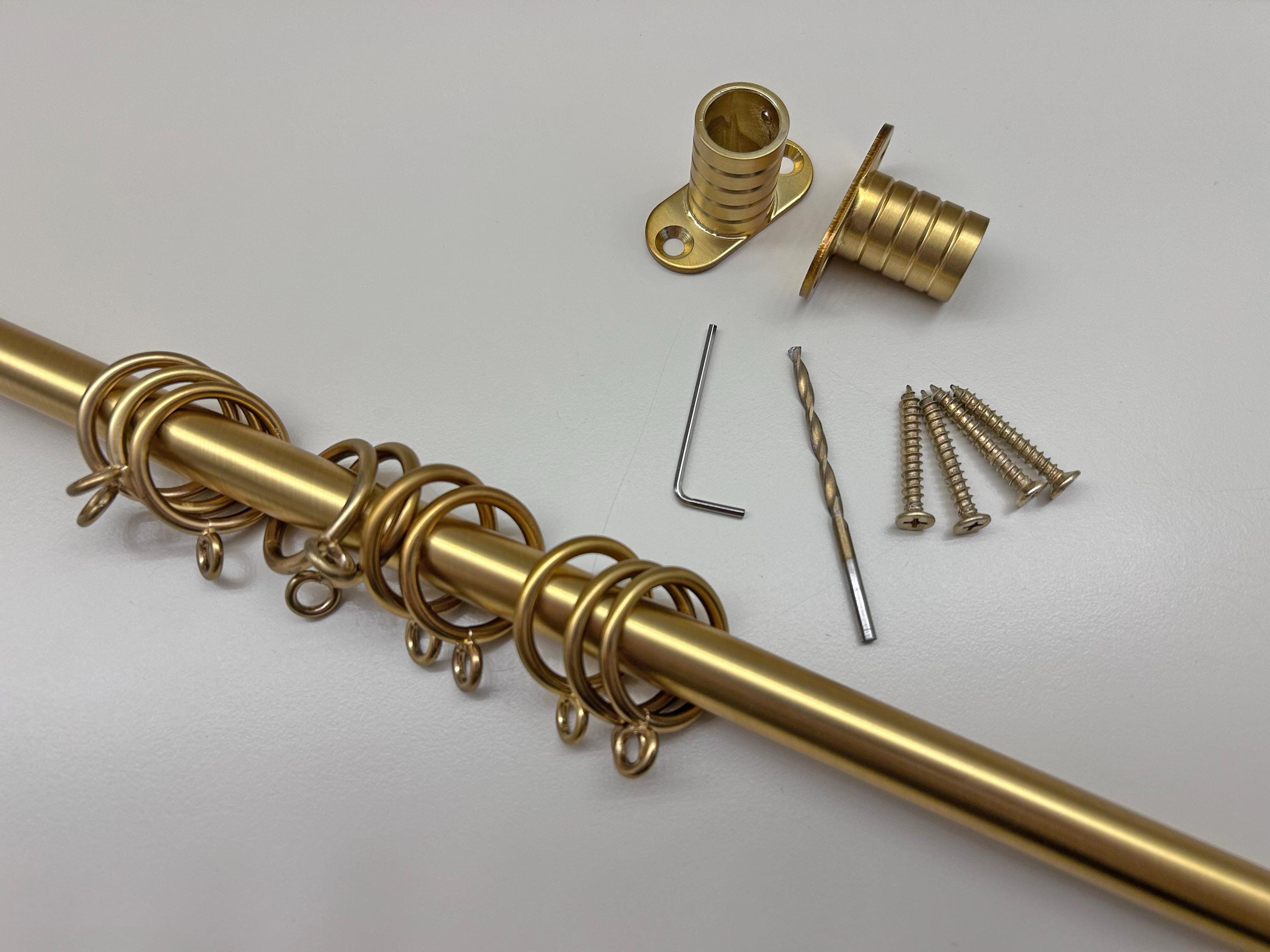 Cafe Curtains Rod, 16mm Diameter, Different Colours, Decorative