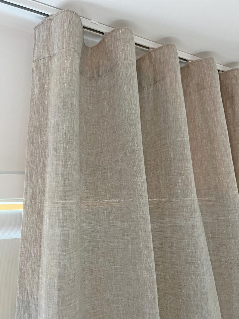 Faux Ripplefold Drapery Track System, Smooth Glide, 100% Fullness, No ...