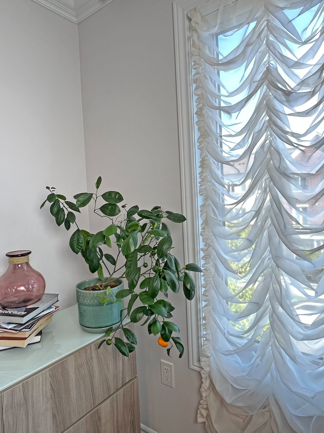 Custom Order Austrian Shades, French Marquise Shades, French Ballon