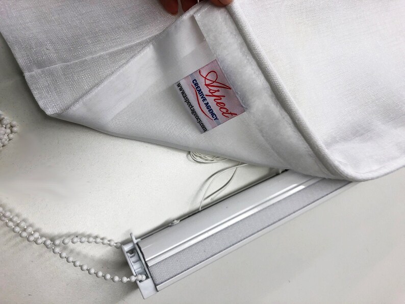 Flat Sheer Roman Shade white Sheer Shade With Etsy