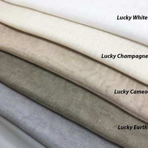 S-fold Lucky custom sheers, ripple fold style sheer, Faux Sheer Linen drapery, s-fold curtains with snap tape, custom window treatment image 6