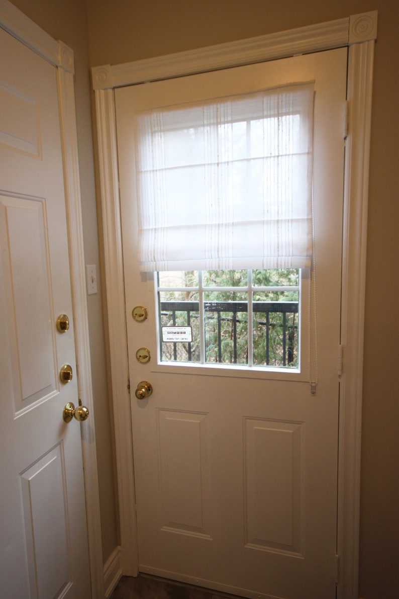 Custom Roman Shades White Roman Shades Chain Mechanism Etsy