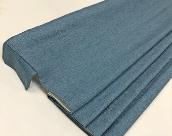 Faux Roman Shade, Linen Valance "Irish Linen", custom valance, custom faux shade, custom window treatment