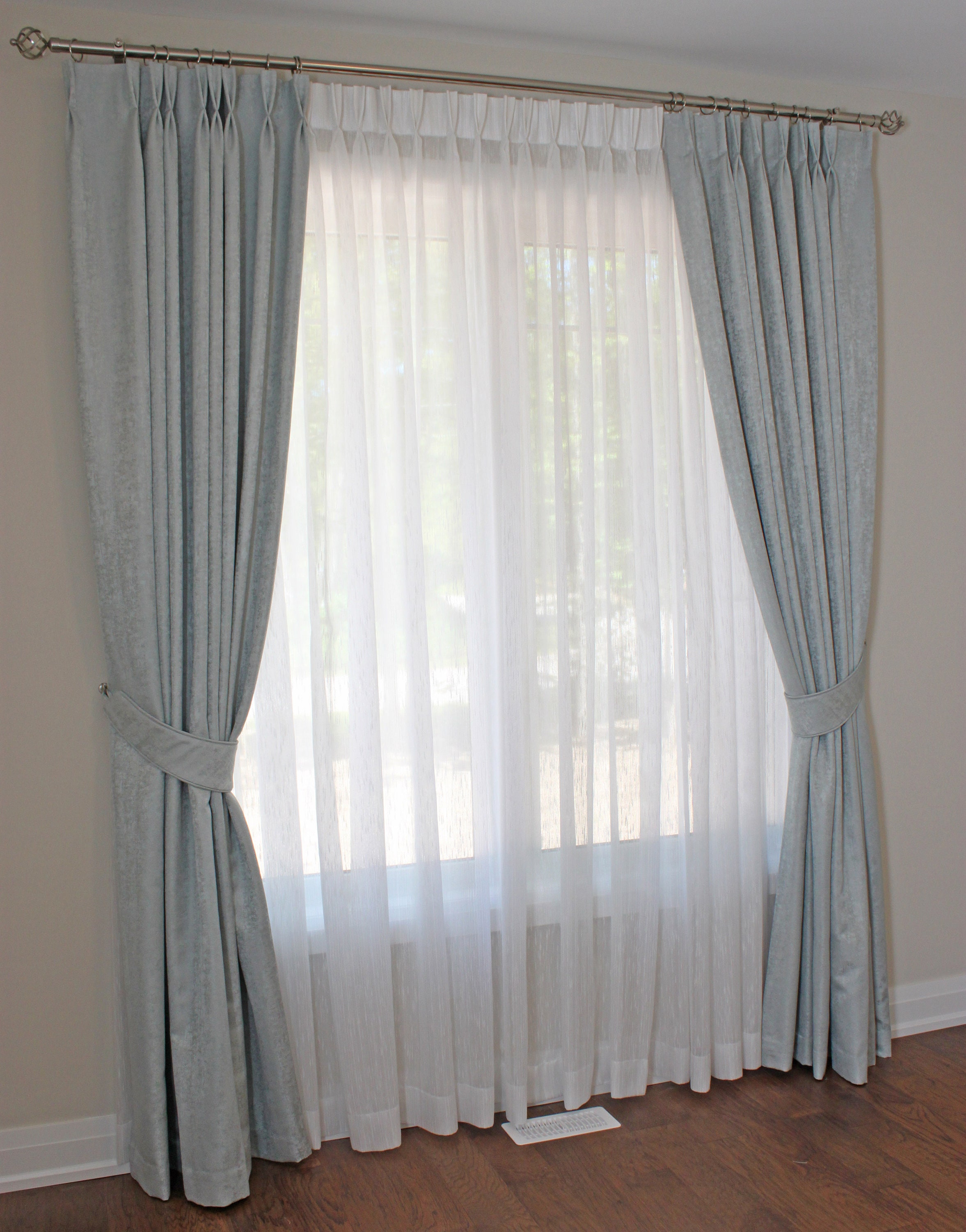 Custom Drapery Panels Acropolis, Drapery for Windows, Pinch Pleated ...