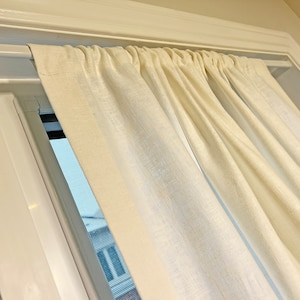 5/8&quot; Oval Spring Tension Rod, cafe rod, available in  custom sizes, rods for cafe curtains, window treatment hardware