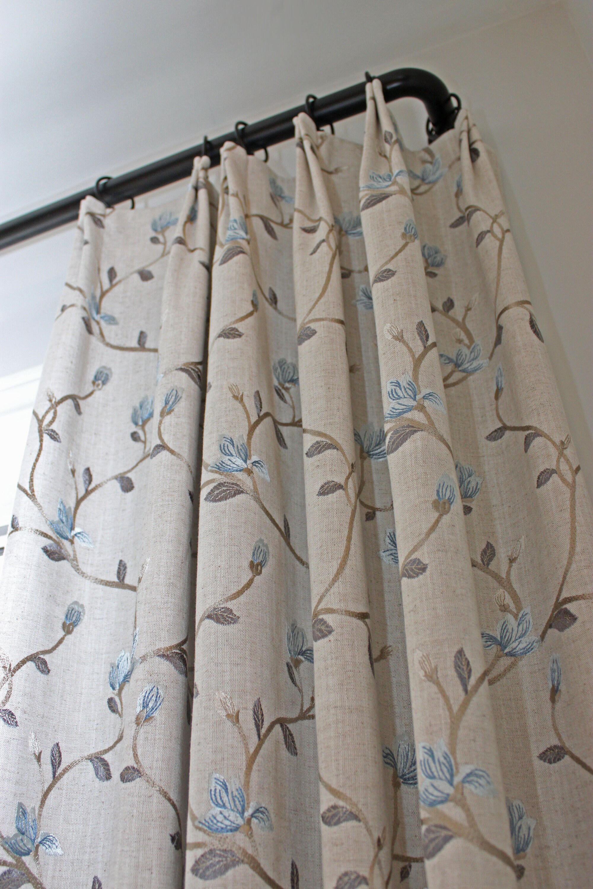 Custom Linen Drapery, Custom Curtains Beatrix, French Pleat, Curtains ...