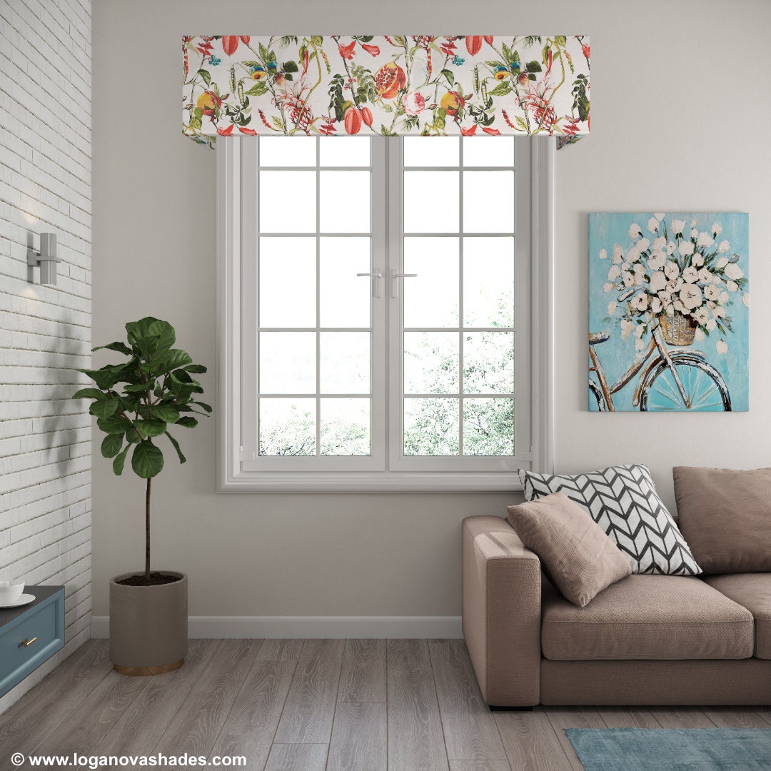 Custom Box Valance Custom Pelmet Isla Upholstered Valance Etsy