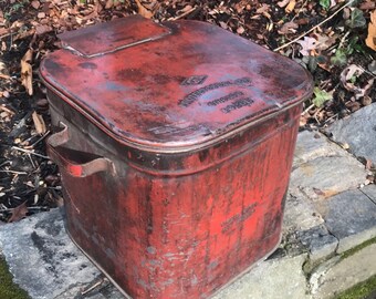Oil Rag Trash Can Etsy