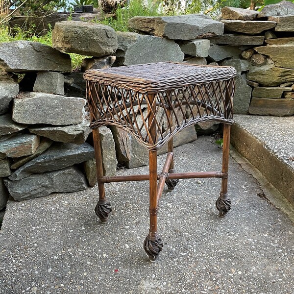 Antique Wicker Sofa Etsy