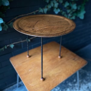 Mid-Century Tony Paul Tempo Side Table Plant Stand Tray Legs Pedestal Vintage MCM Atomic Sputnik 1950s image 2