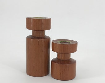 Vintage danés moderno convertido en teca de teca Escanear Dinamarca escandinava Laurids Lonborg