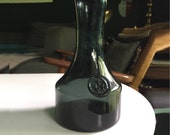 Art Glass Decanter Birds Seal Pontil